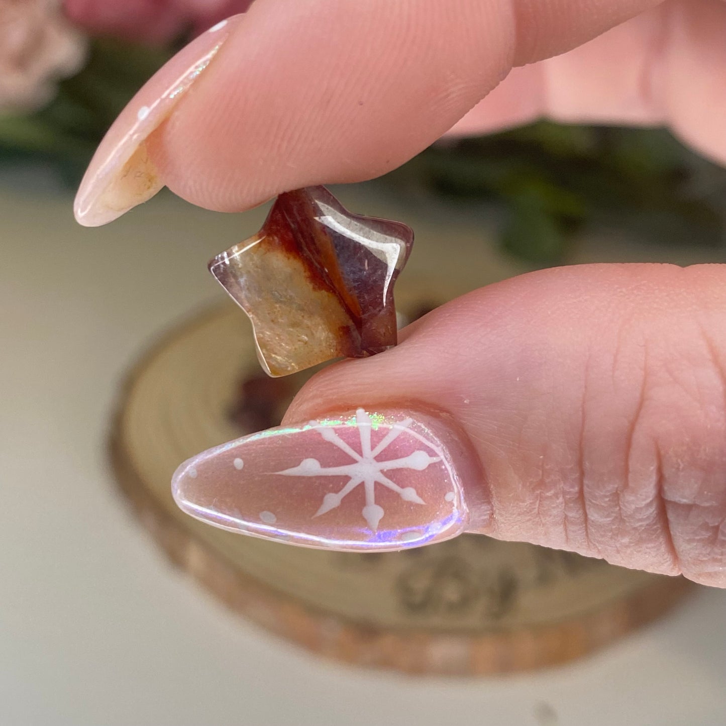High Quality Fire Quartz Mini Stars & Moons