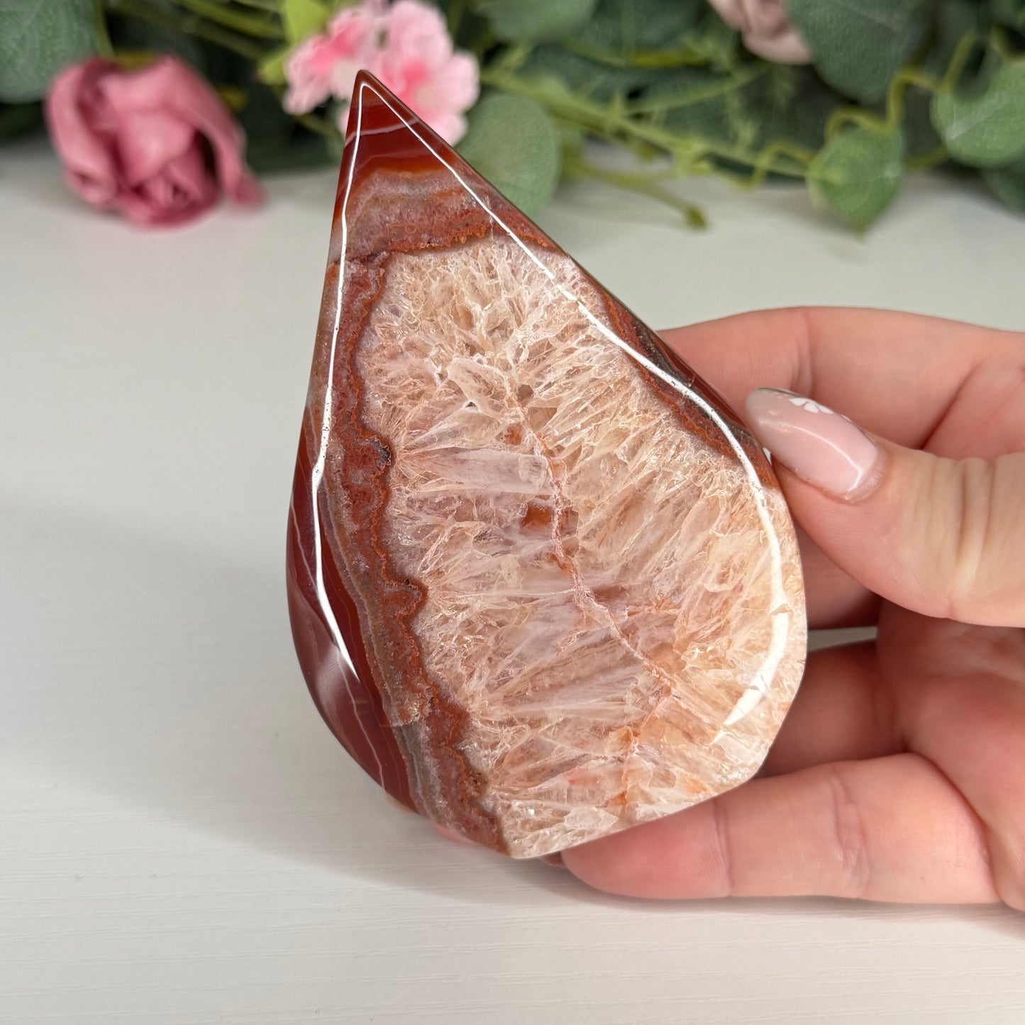Carnelian Teardrops