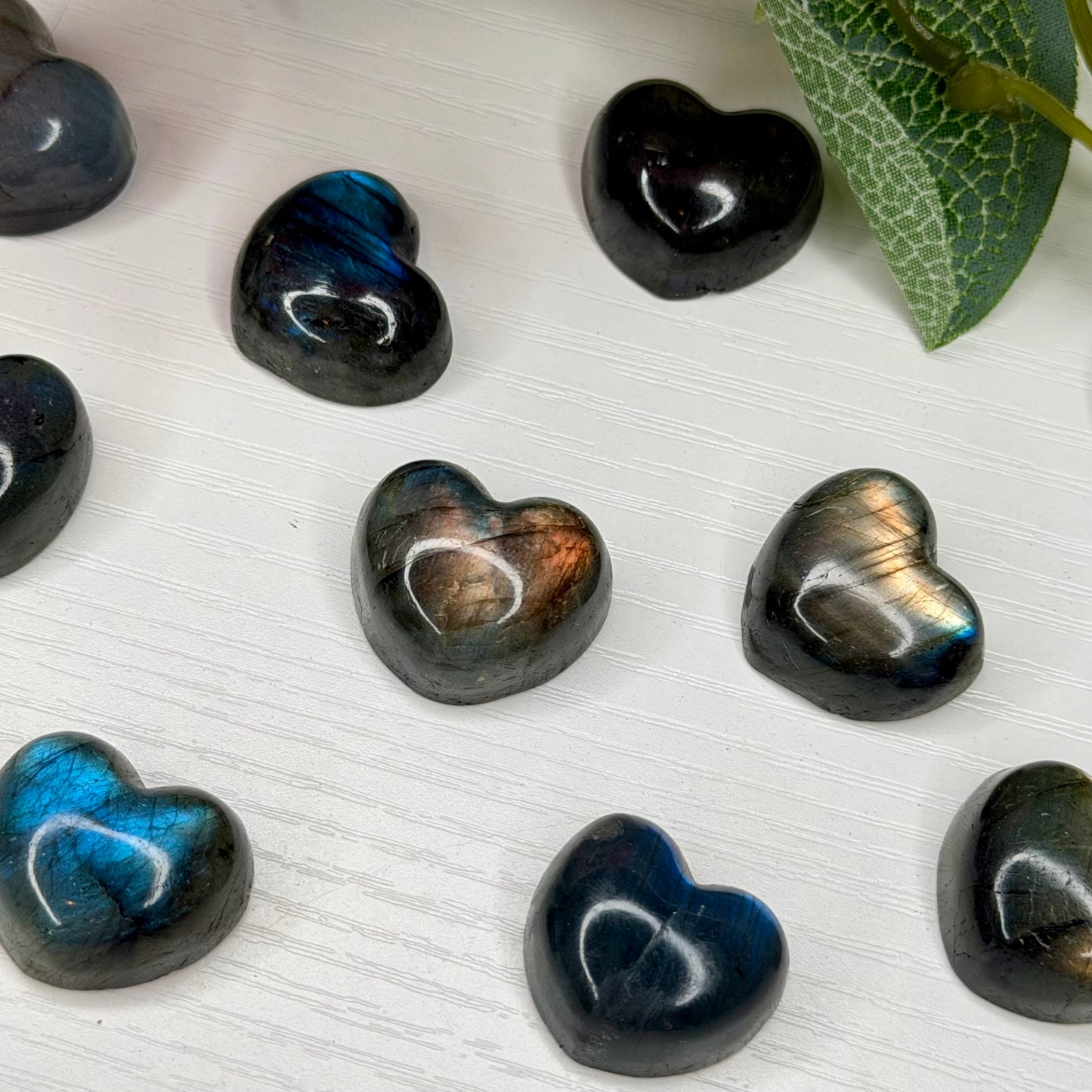 Labradorite Mini Hearts