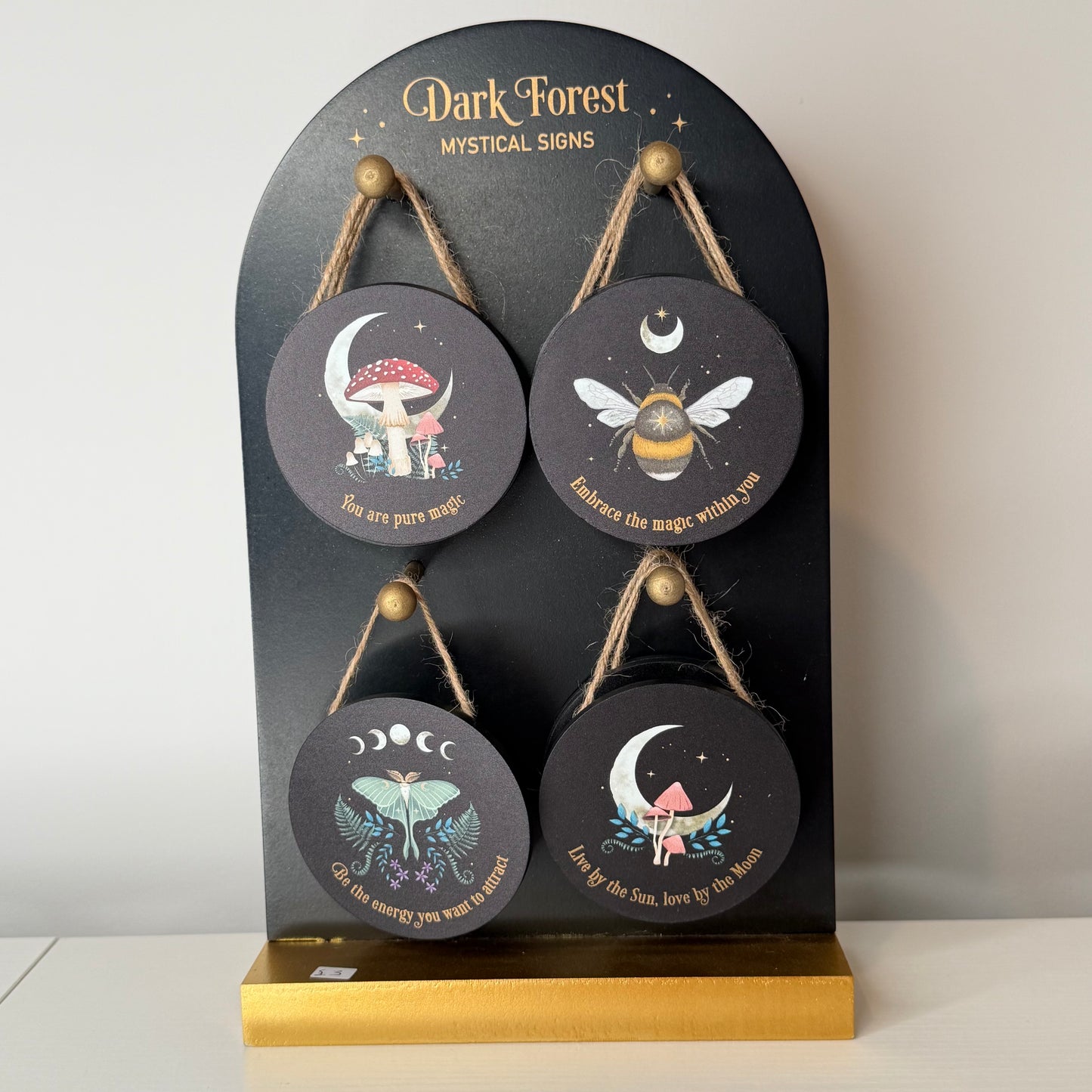 Dark Forest Wooden Signs