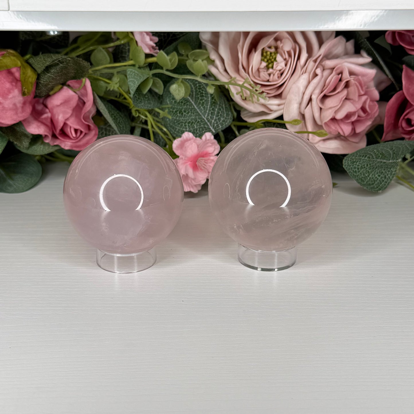 Rose Quartz Spheres