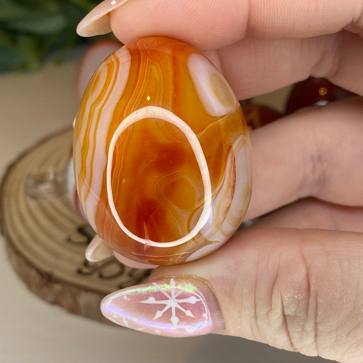 Carnelian Egg (Intuitively Chosen)