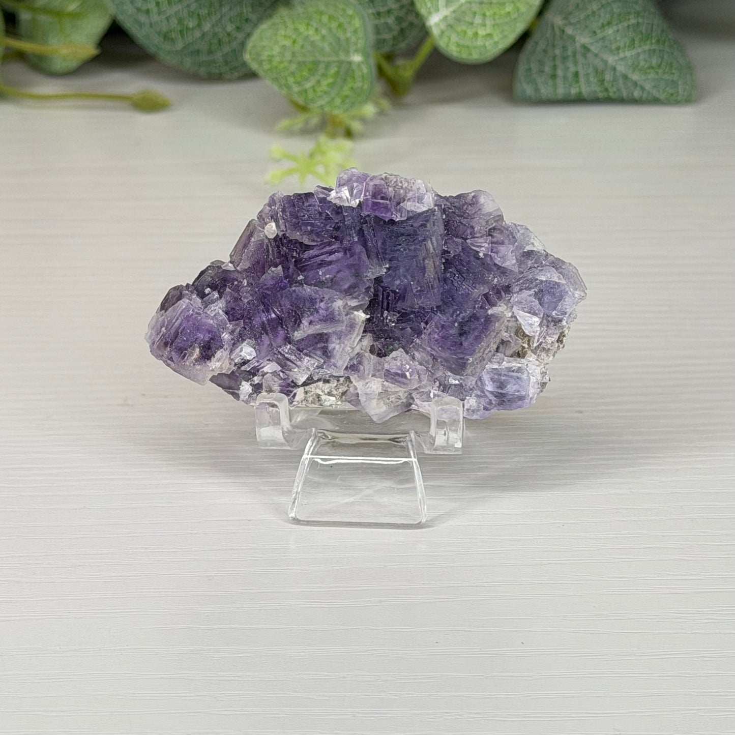Purple Fluorite Specimen Sand Included