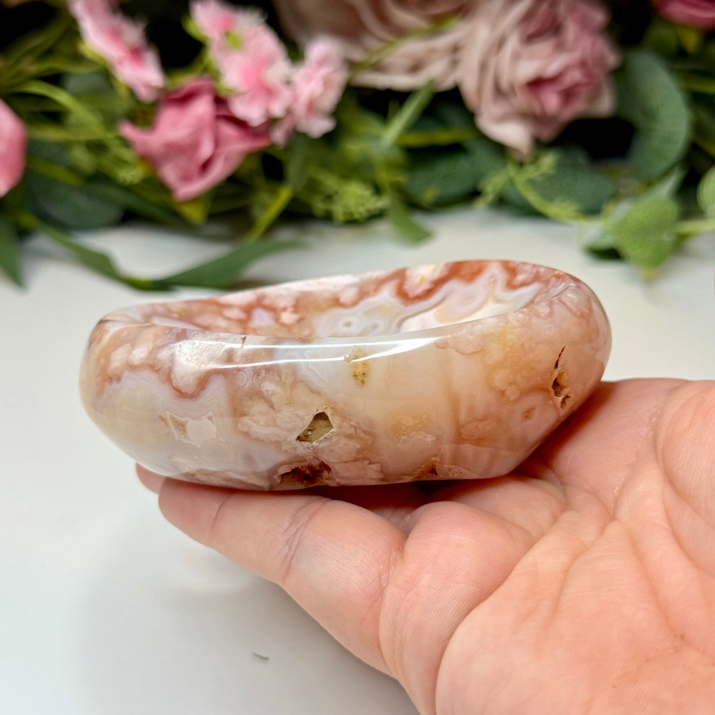 Flower Agate Bowl
