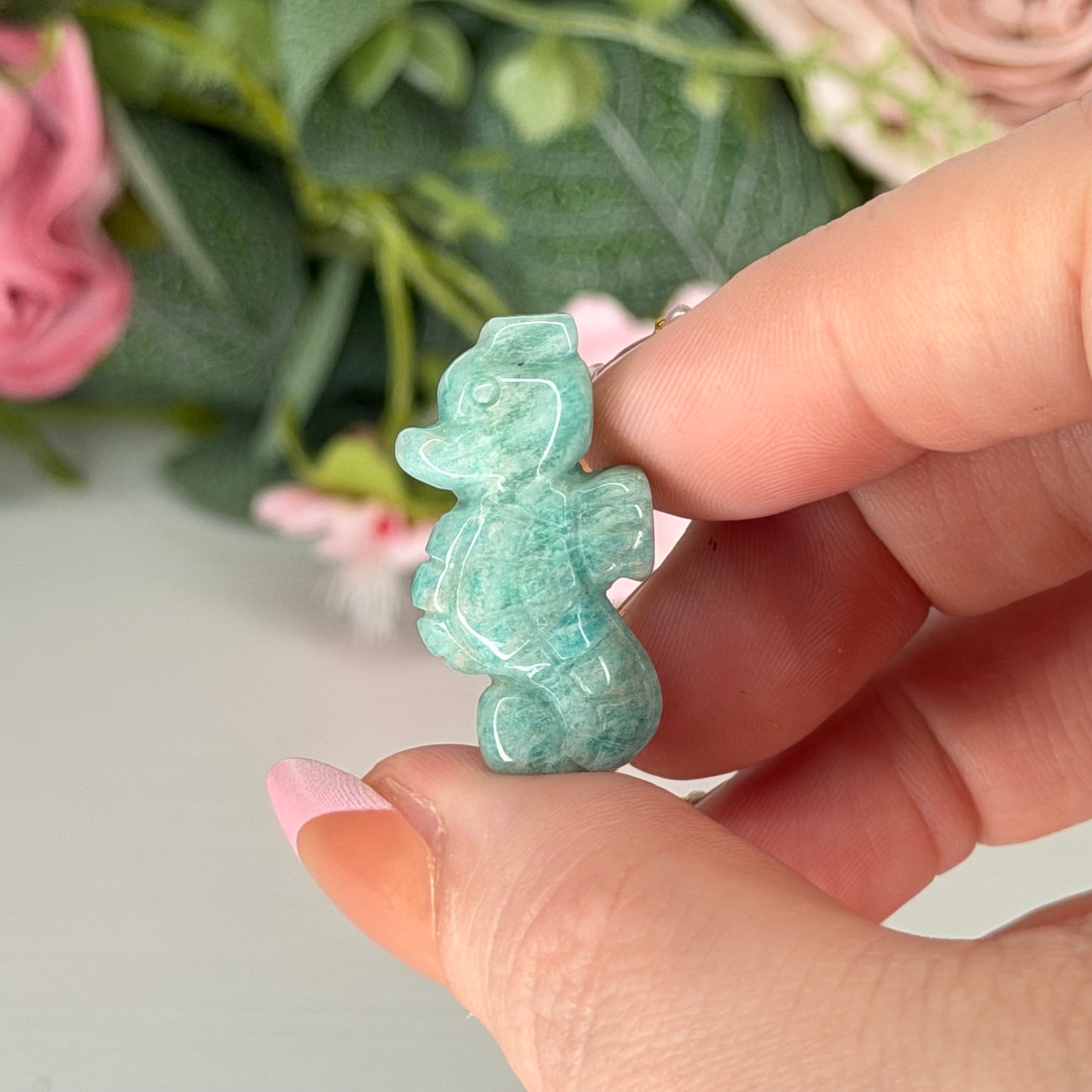 Amazonite Mini Seahorse
