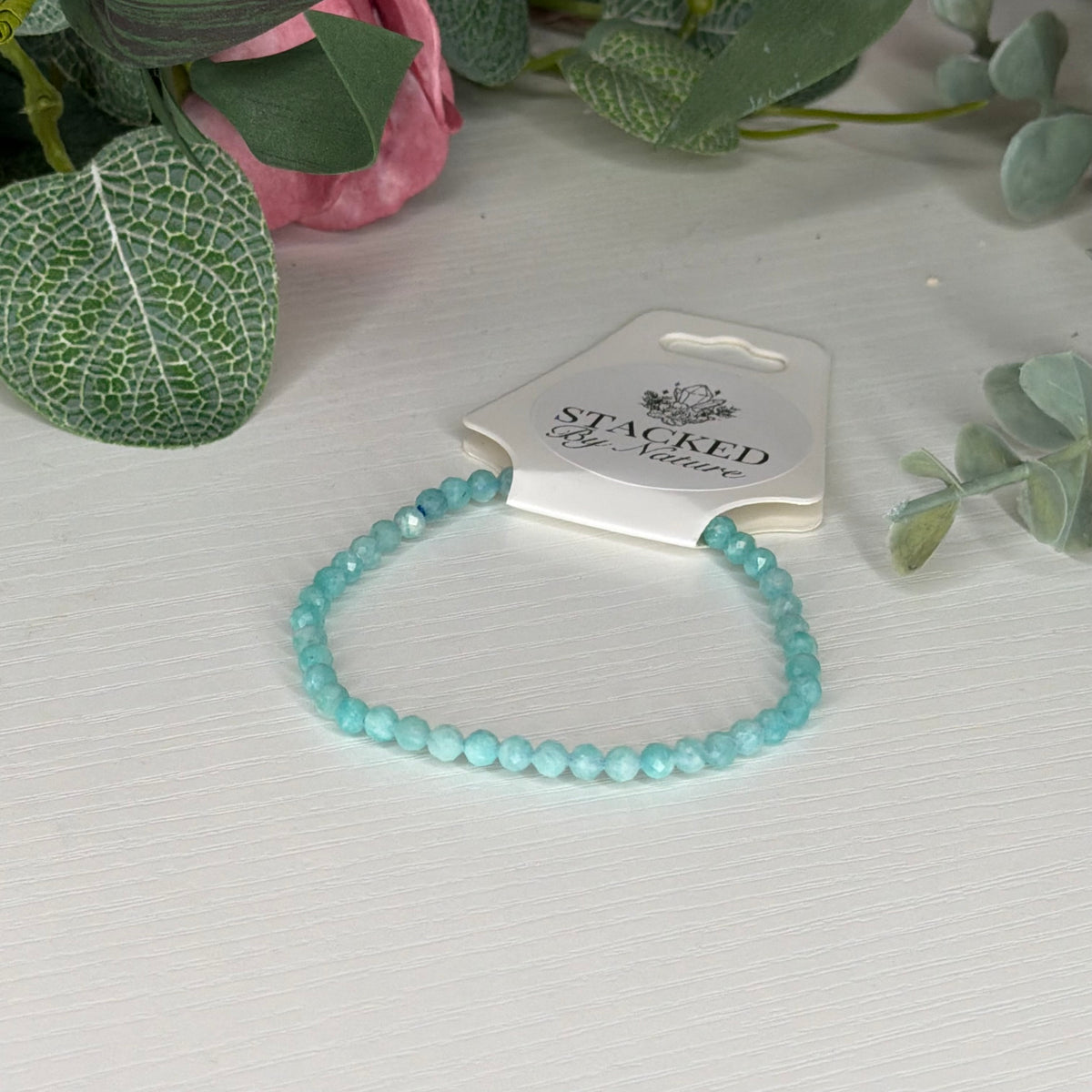 Amazonite Faceted Bracelet (4mm)