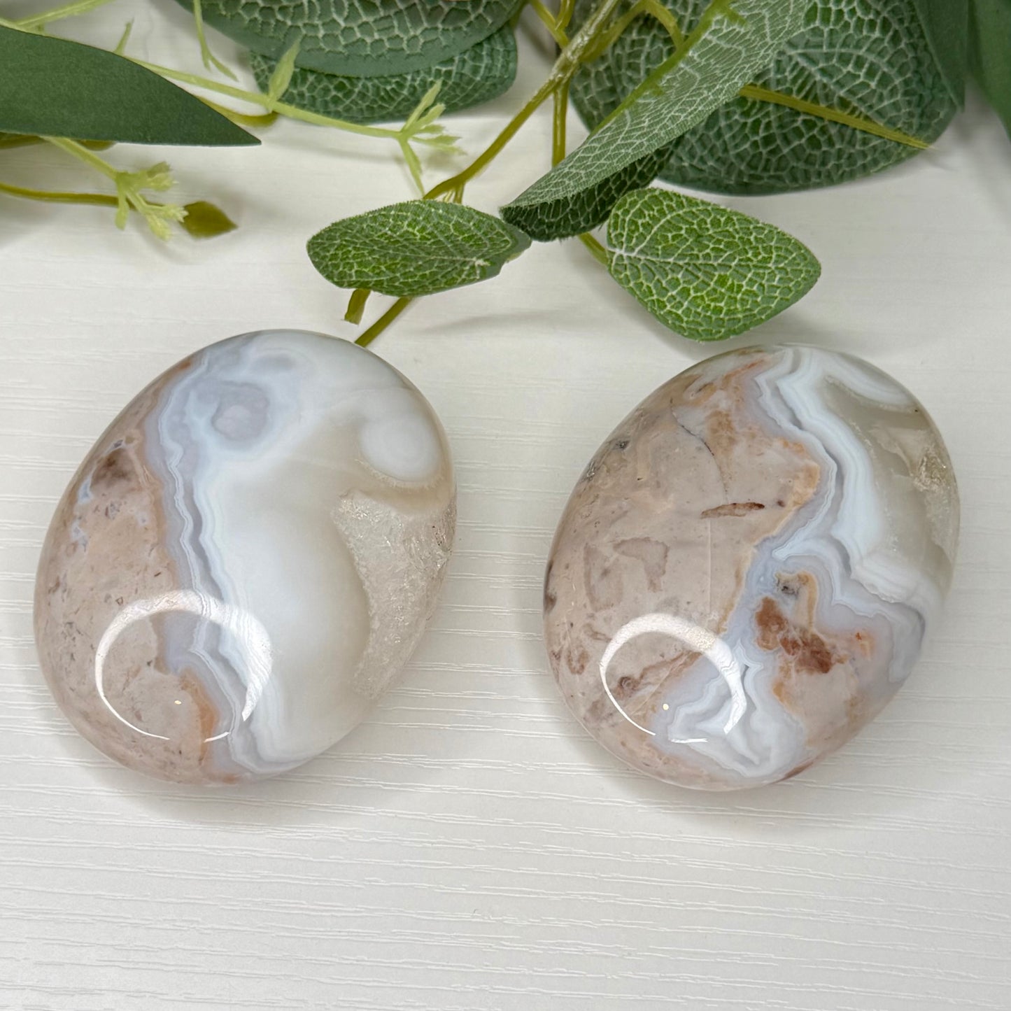 Orca Agate Palmstones
