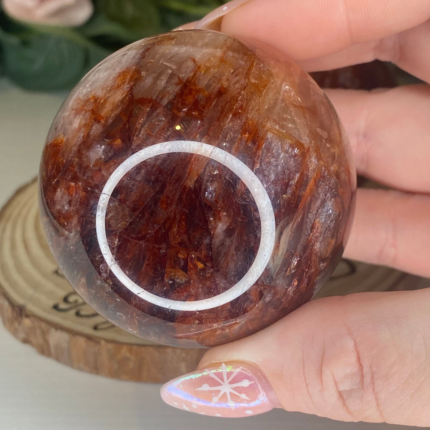 Fire Quartz Spheres
