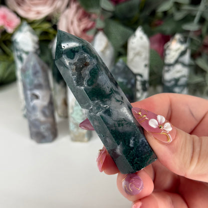 Moss Agate Towers