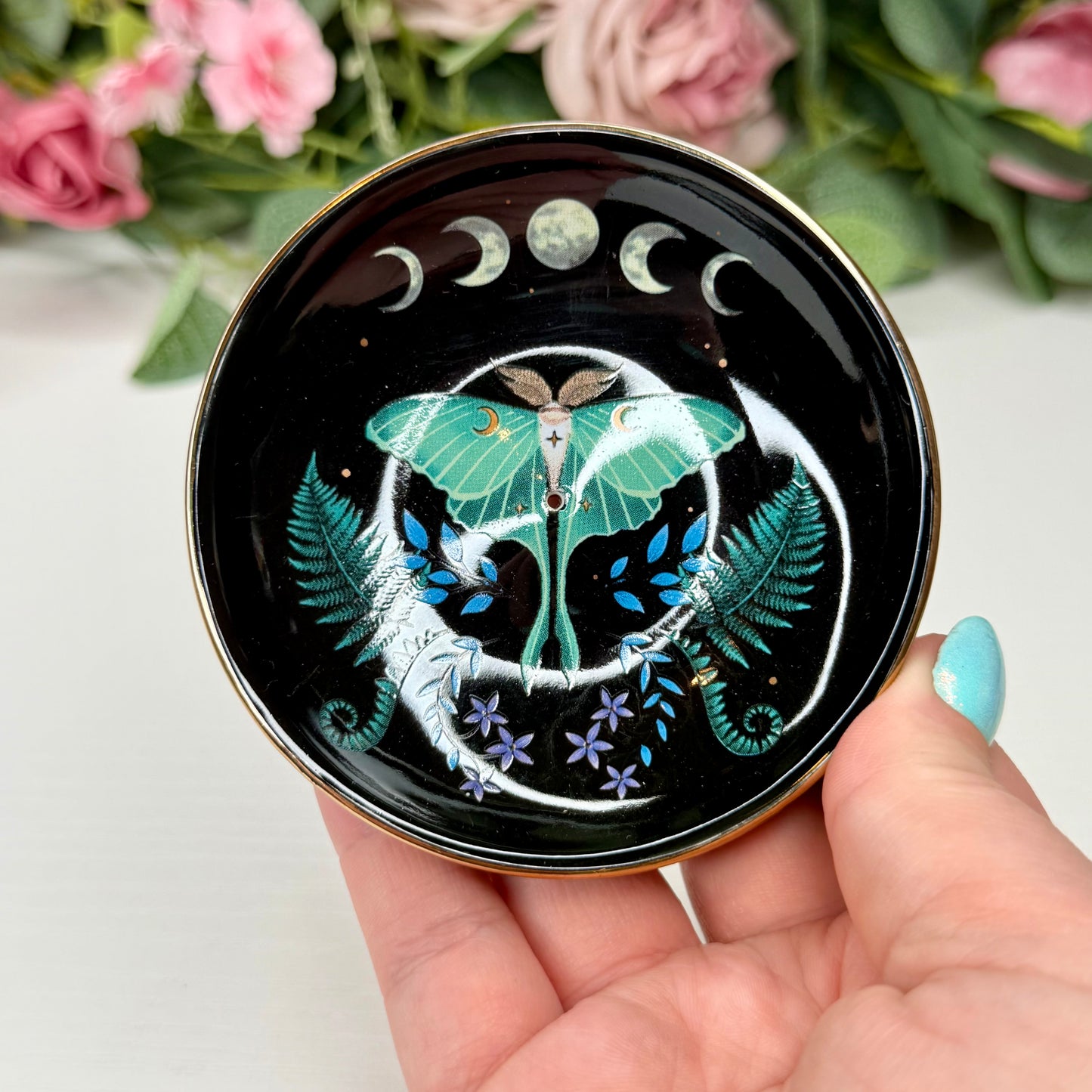 Forest Moth Incense Holder