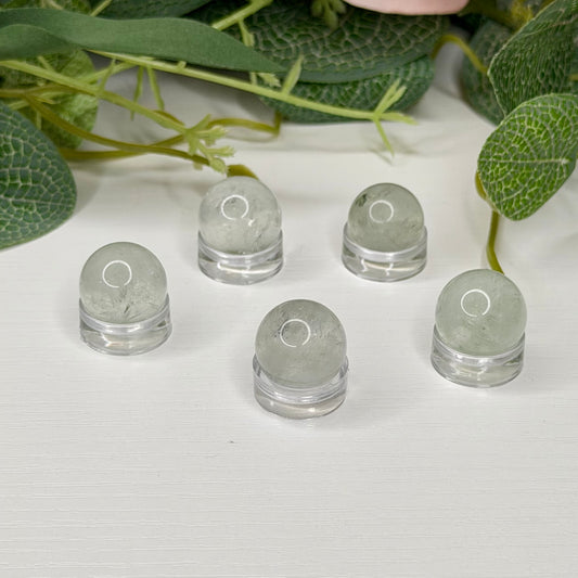 Green Quartz Mini Spheres