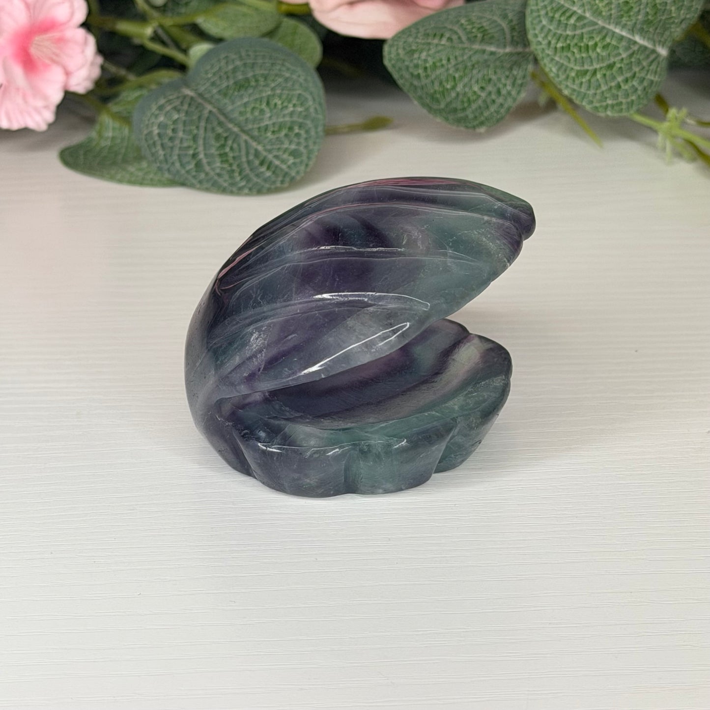 Fluorite Clam Shell