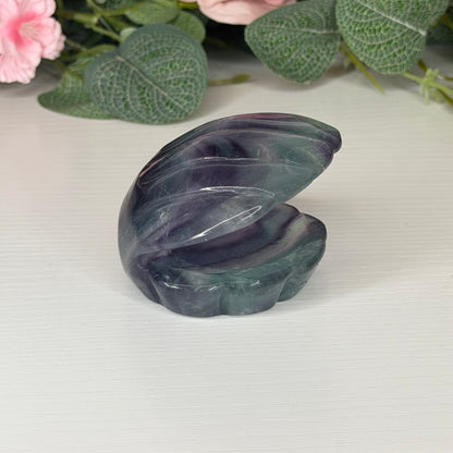 Fluorite Clam Shell