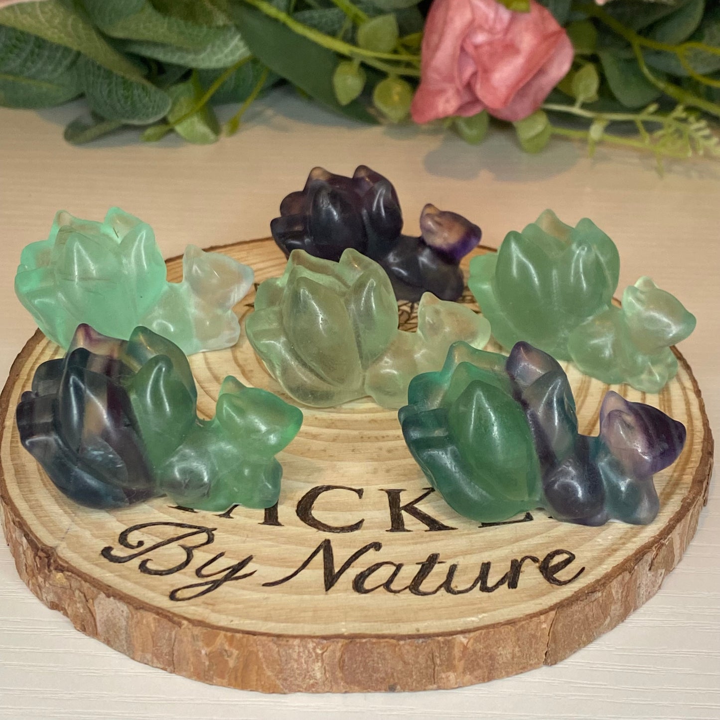 Fluorite 9 Tail Fox (Intuitively Chosen)