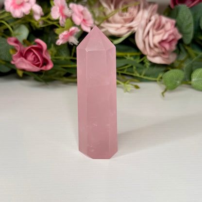 Jelly Rose Quartz Towers