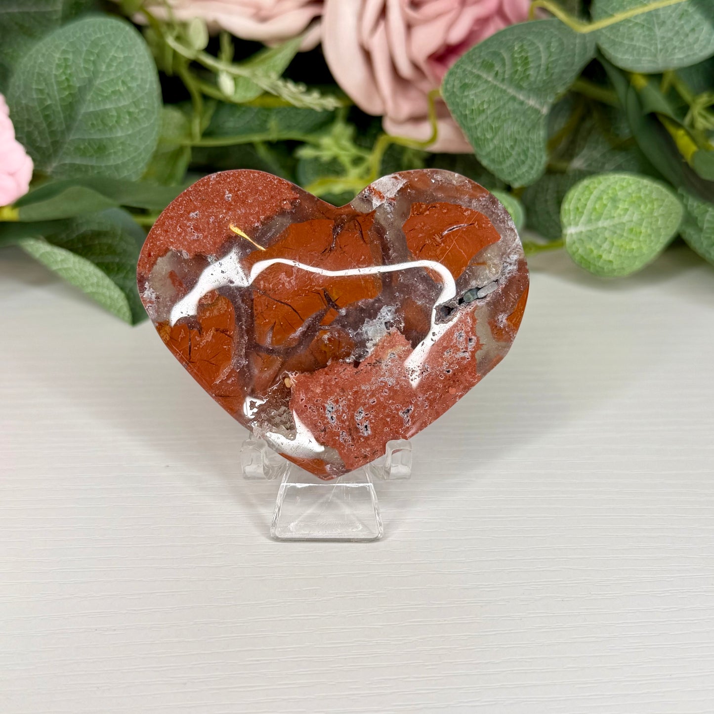 Brecciated Jasper Hearts
