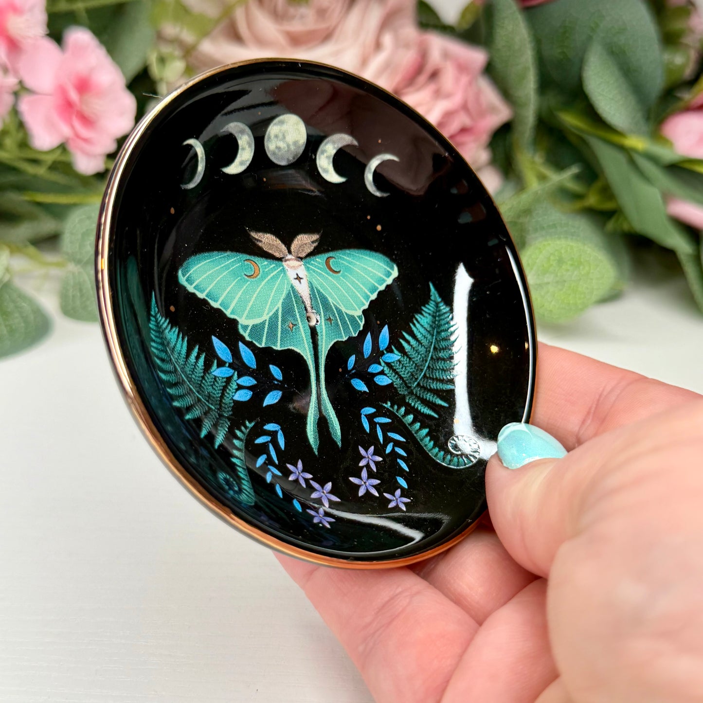 Forest Moth Incense Holder