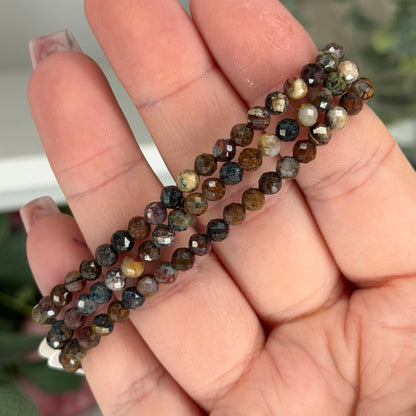 Pietersite Faceted Bracelet (4mm)