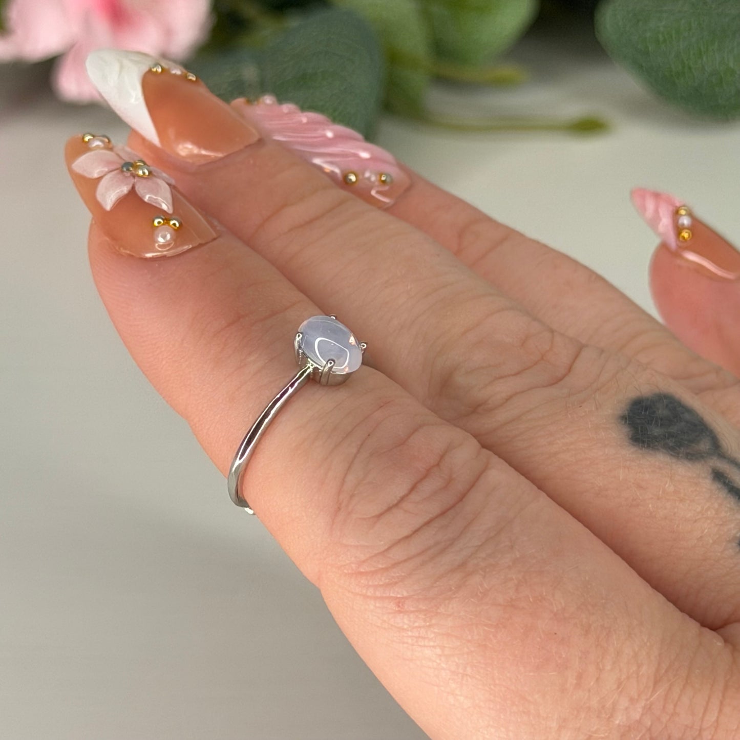 Lavender Quartz Ring