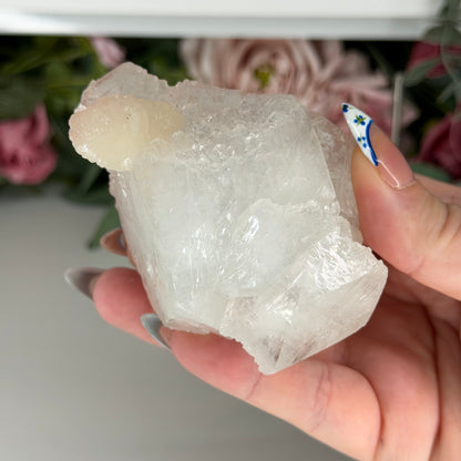 Apophyllite With Pink Chalcedony Z