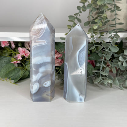 Banded Agate Statement Tower