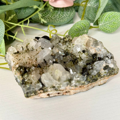 Epidote With Quartz
