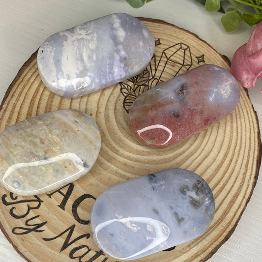 Pastel Ocean Jasper Palmstones