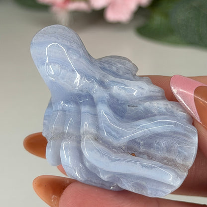Blue Lace Agate Octopus
