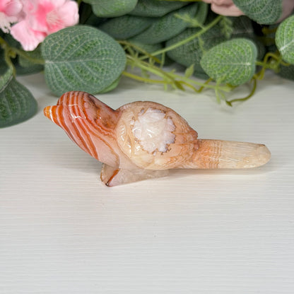 Carnelian Bird Carving