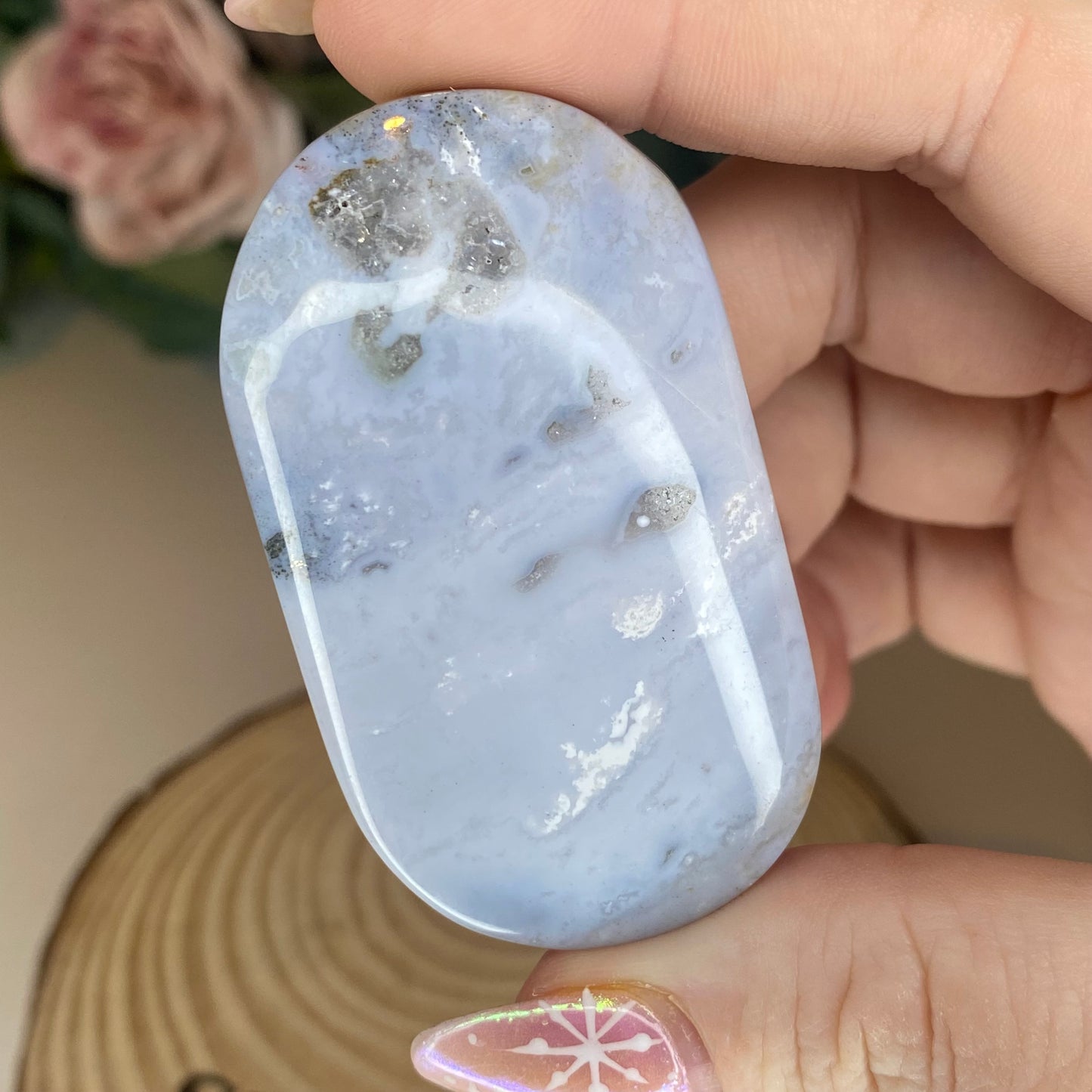 Pastel Ocean Jasper Palmstones