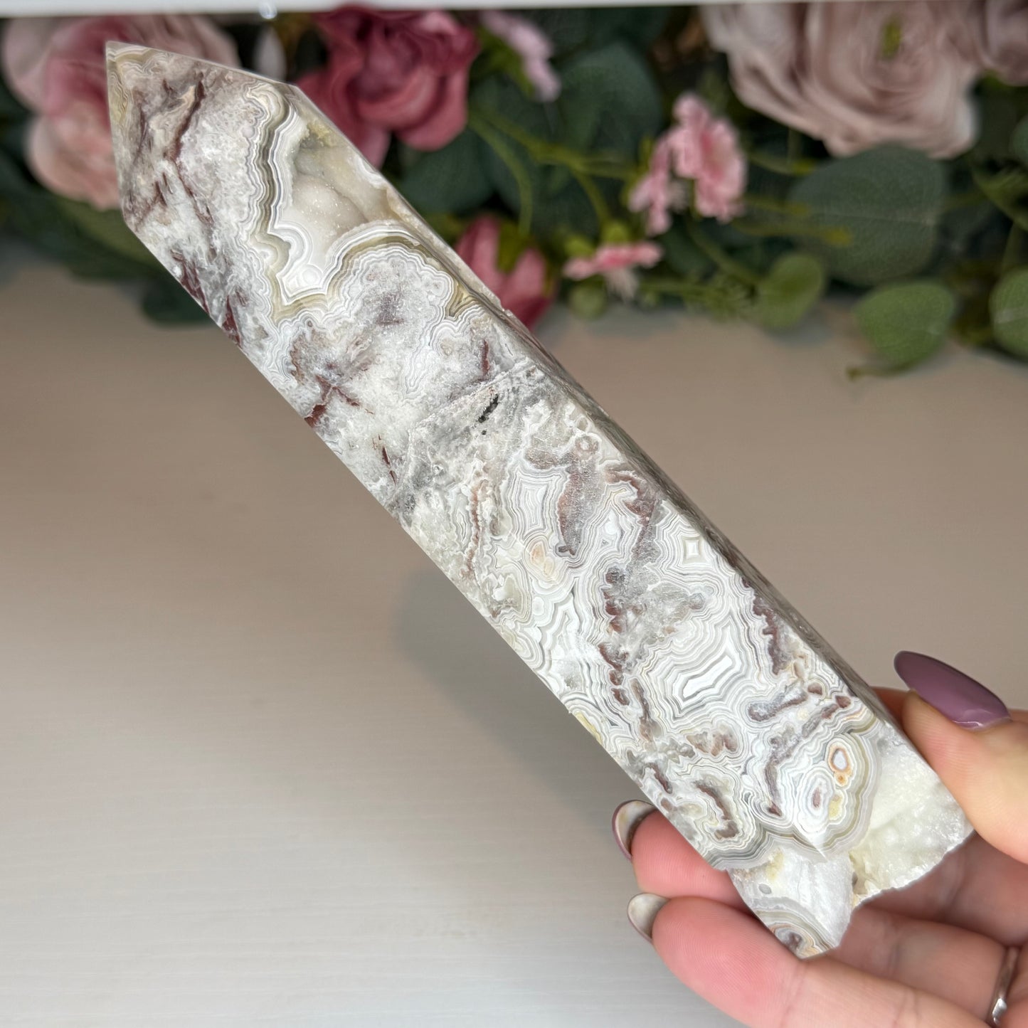 Mexican Lace Agate Towers