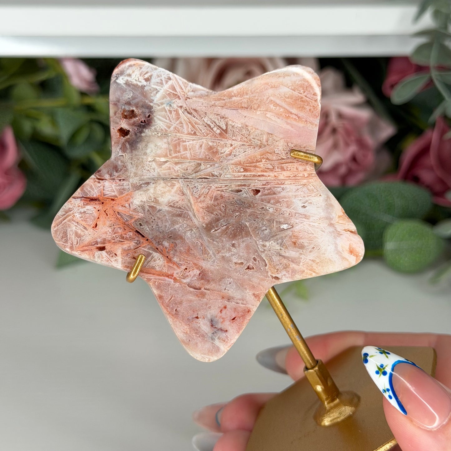 Pink Stick Agate Star C