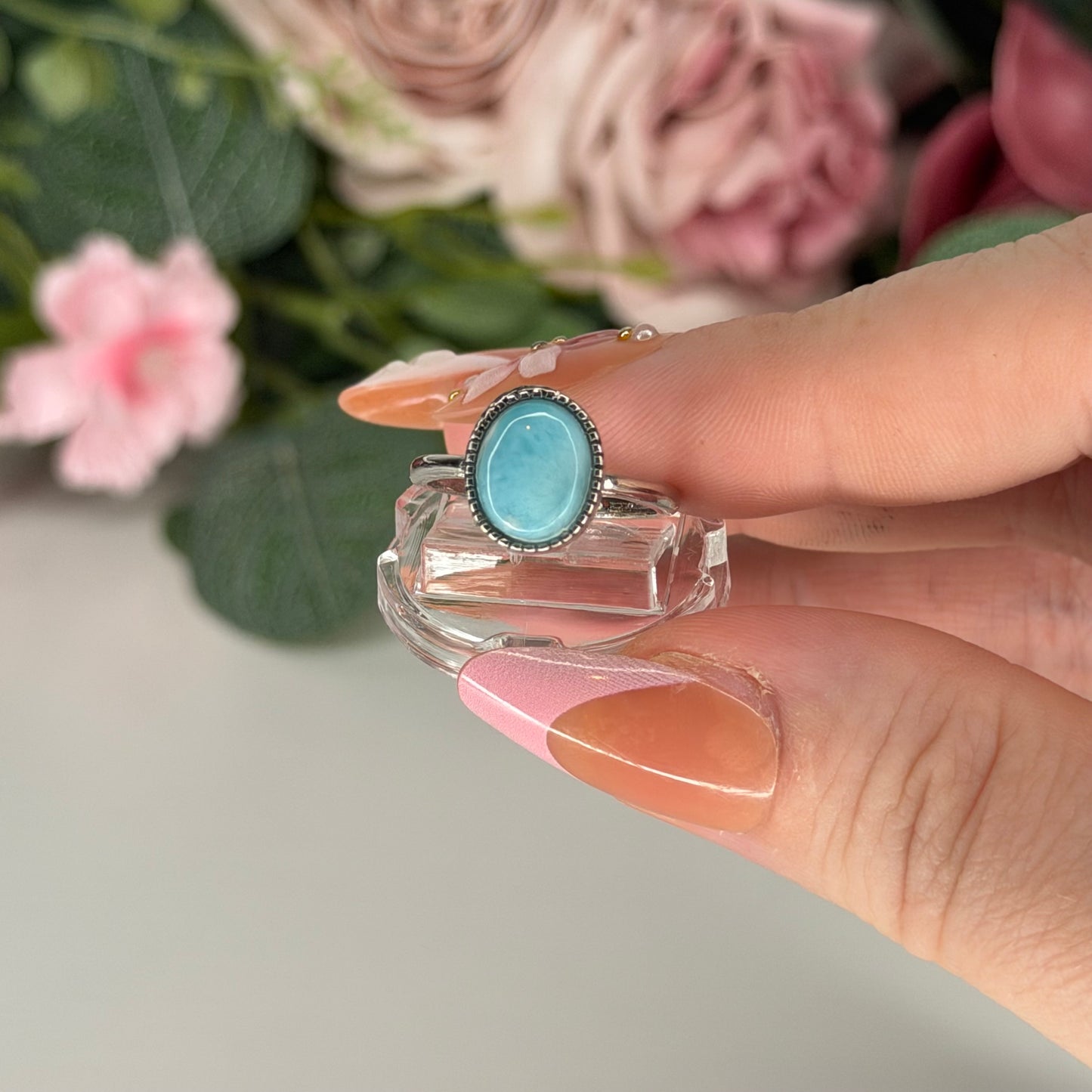 Larimar Ring