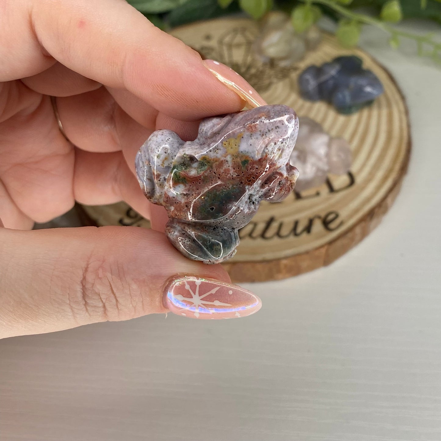 Frog Carving (Intuitively Chosen)