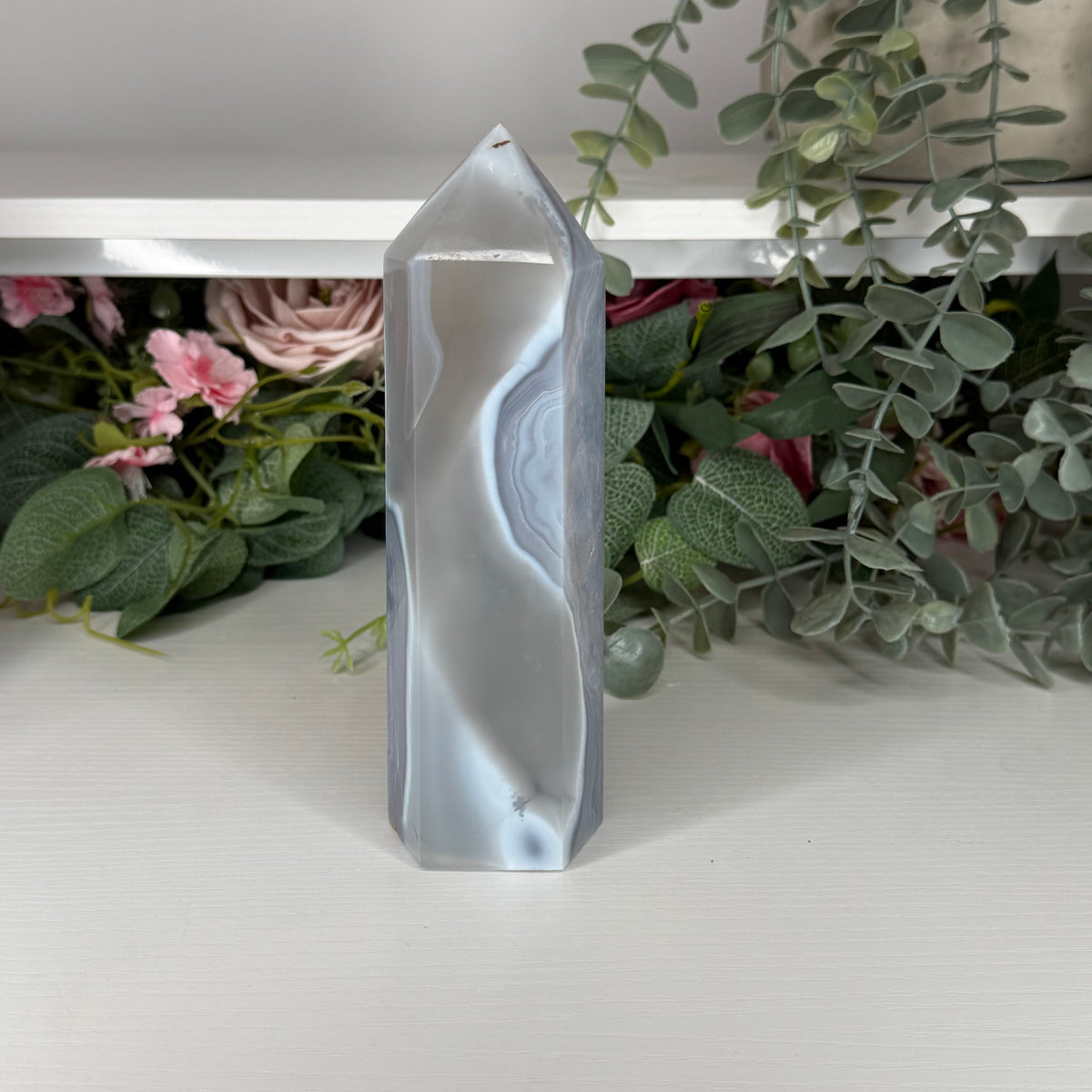 Banded Agate Statement Tower