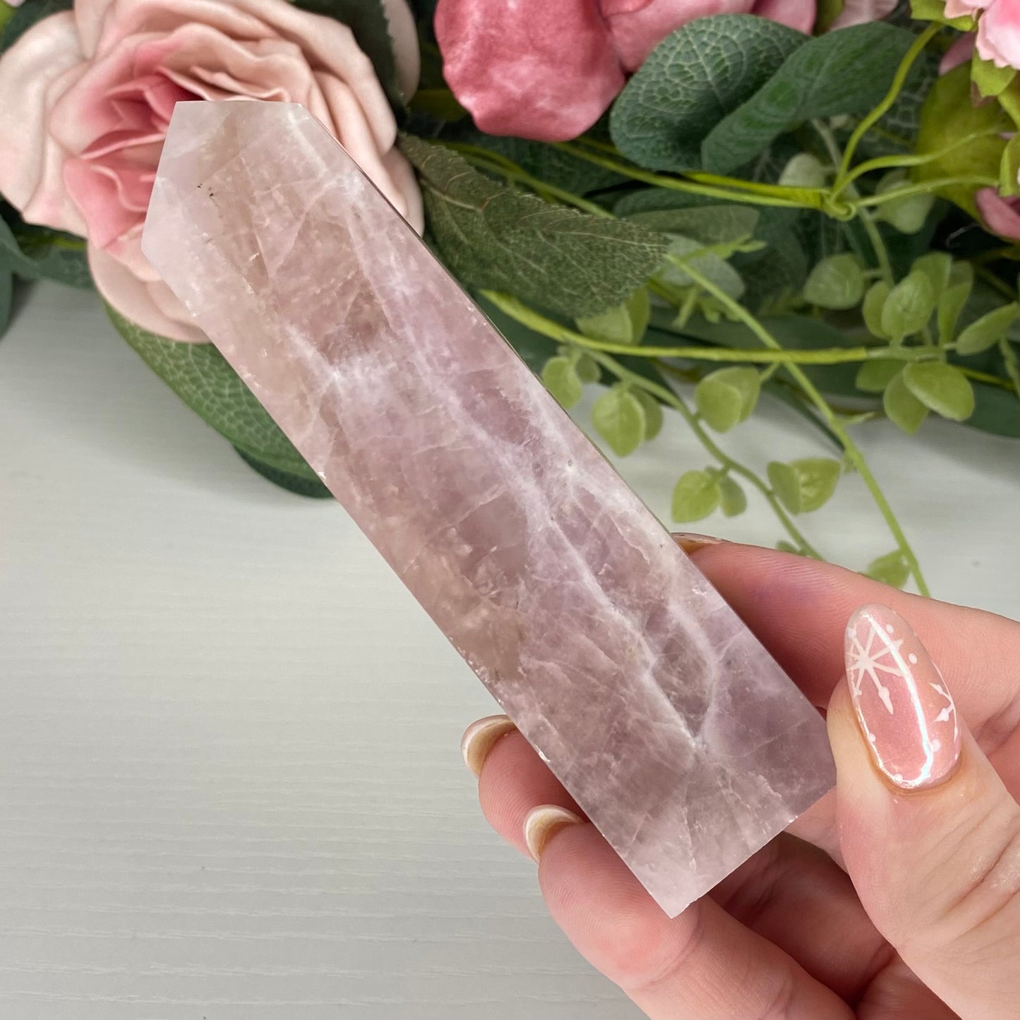 Dusty Pink Tourmaline Towers