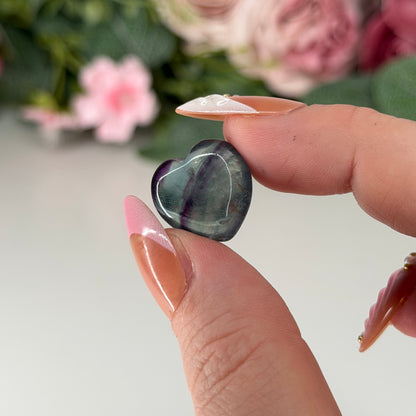 Mini Fluorite Heart