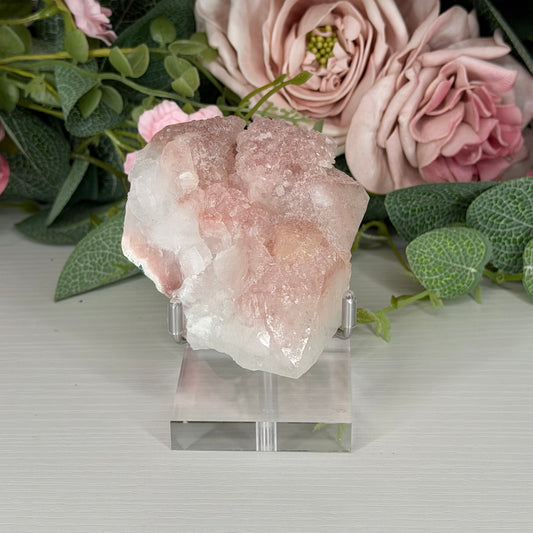 Apophyllite With Pink Chalcedony H