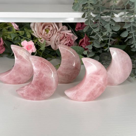 Rose Quartz Standing Moons