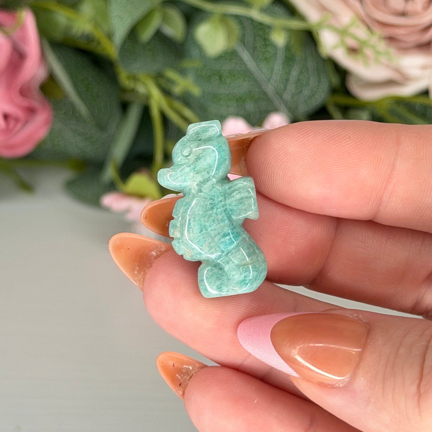 Amazonite Mini Seahorse