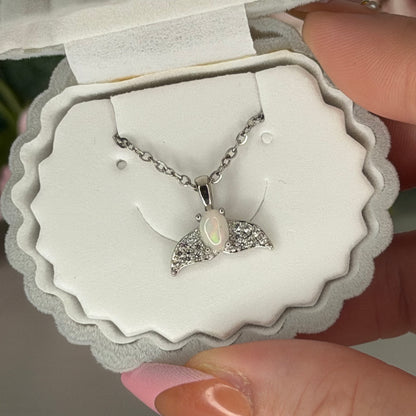 Opal Mertaid Tail Necklace