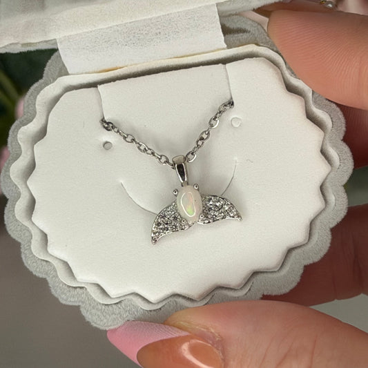 Opal Mertaid Tail Necklace
