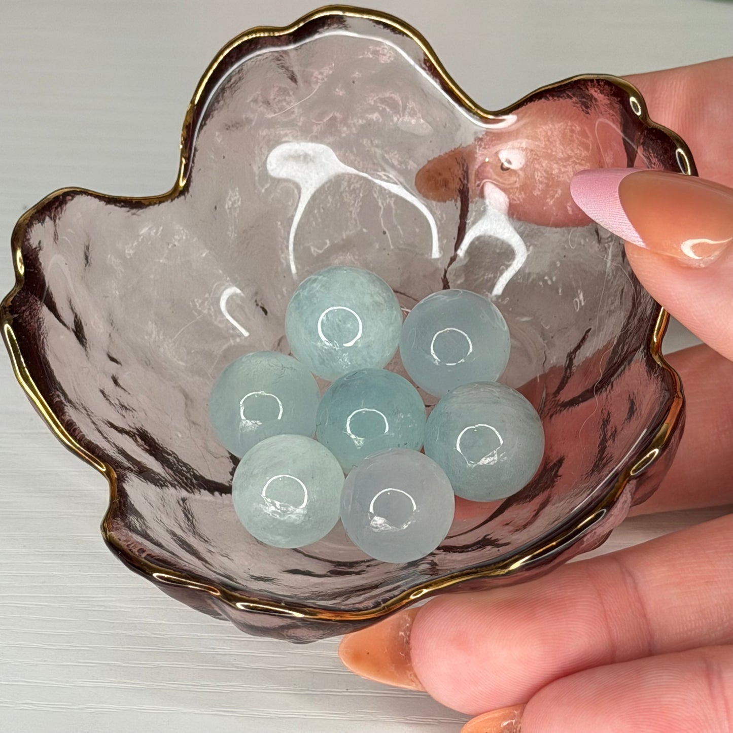 Aquamarine Mini Spheres