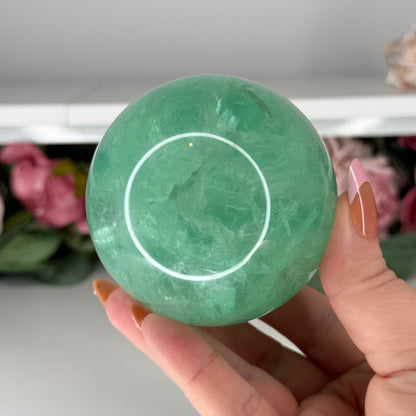 Green Fluorite Spheres