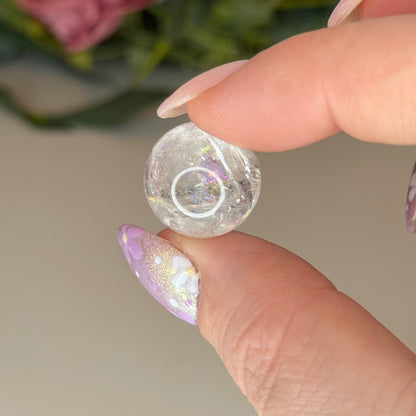 Rainbow Clear Quartz Mini Spheres