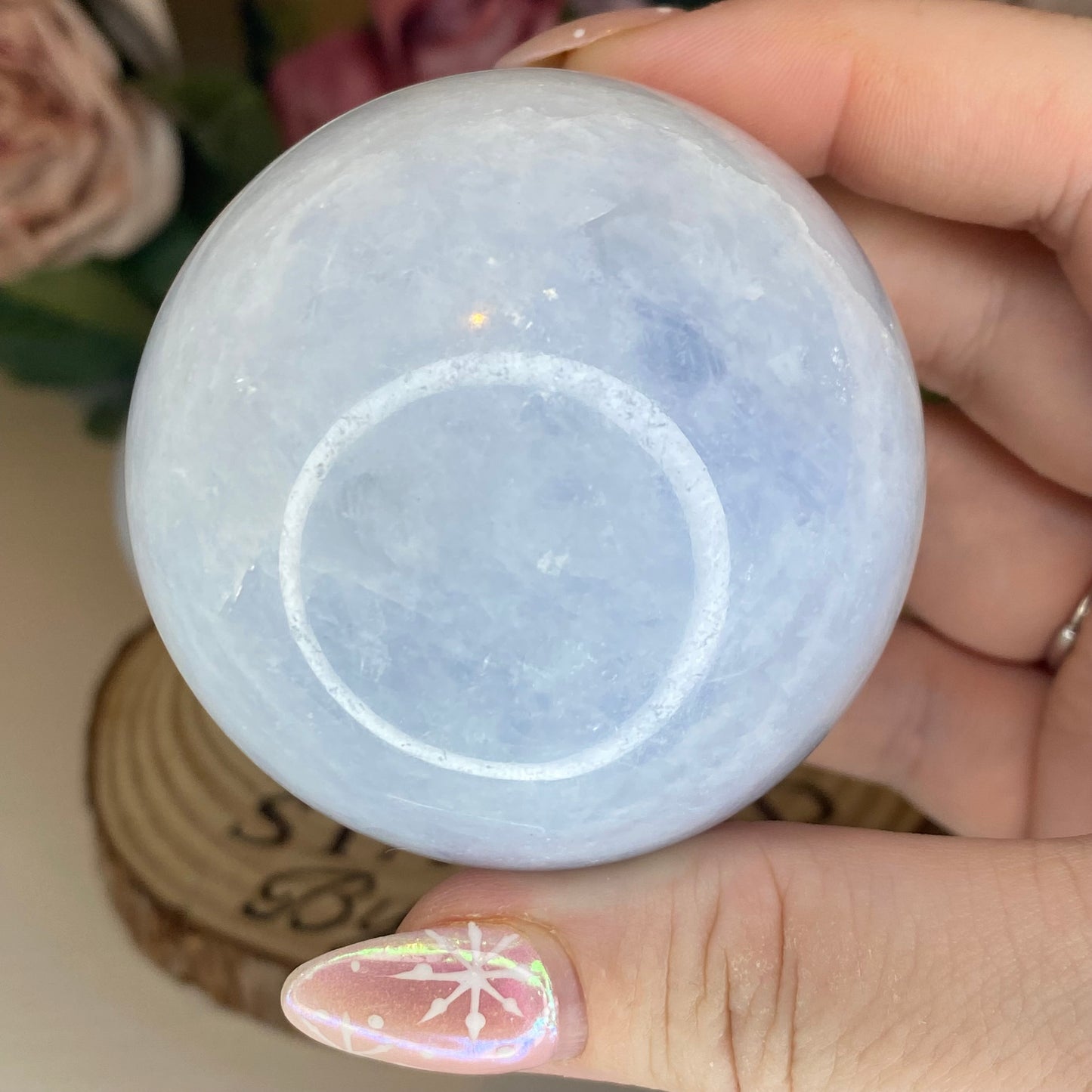 Blue Calcite Spheres