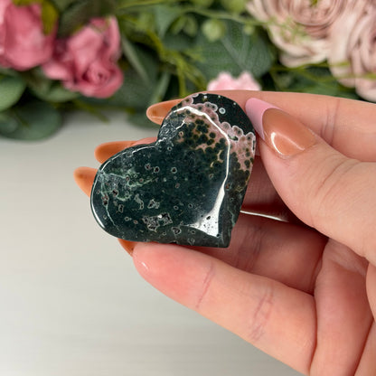 Ocean Jasper Heart