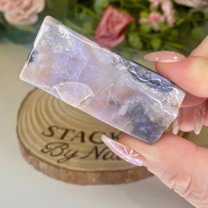 Blue Flower Agate Freeforms