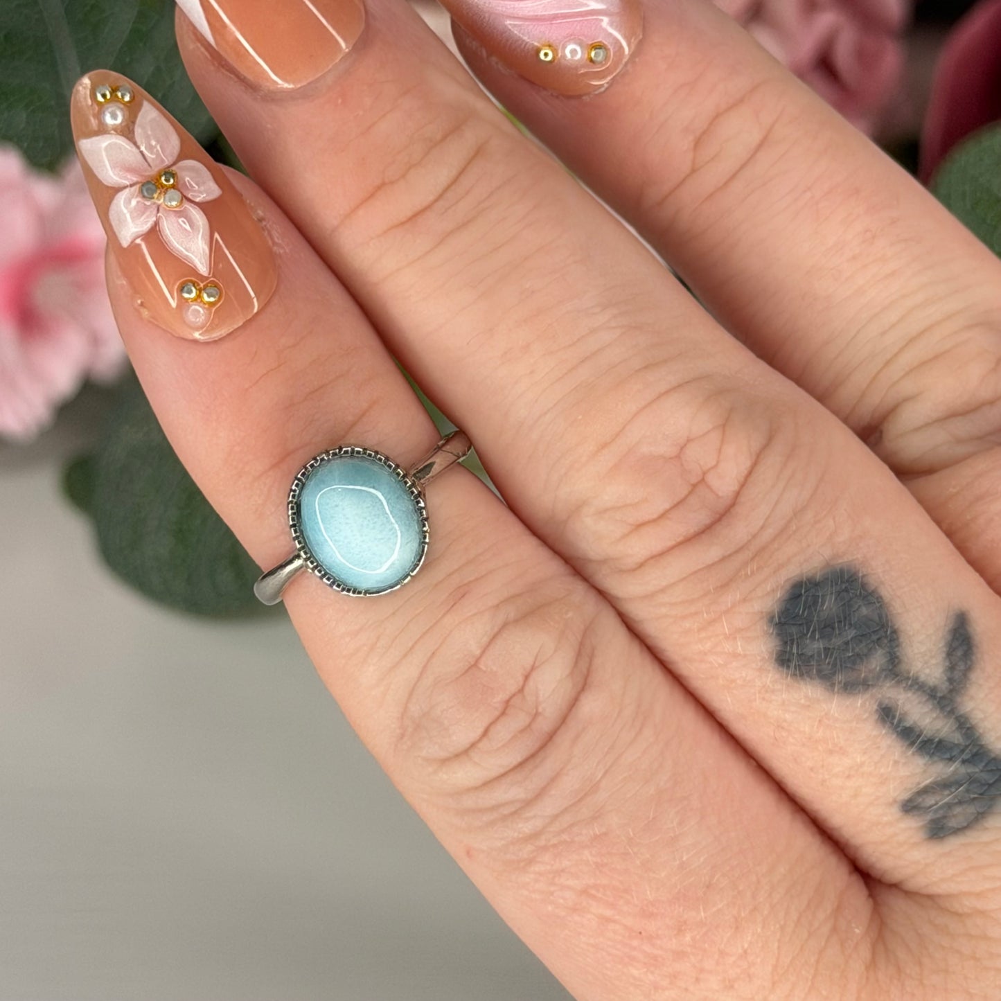 Larimar Ring