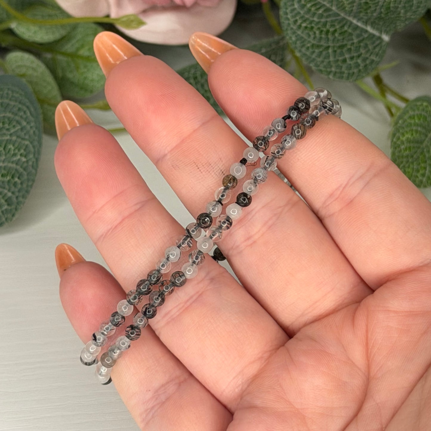 Tourmaline In Quartz Bracelet